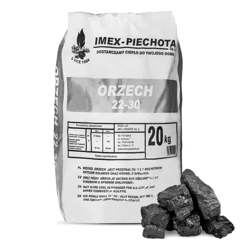 Anmag Steinkohle 25 - 60 Mm 20kg - Brennstoffe: Hochwertige Nusskohle für effiziente Heizkessel, bietet hohen Heizwert und geringe Abgase. Ideal für umweltbewusstes Heizen!
