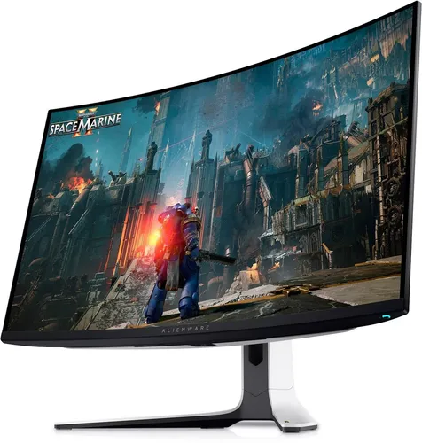 Dell Alienware AW3225QF Gamingmonitor - Curved-Gaming-OLED-Monitor für ein immersives Spielerlebnis, beeindruckende Bildqualität und modernes Design, ideal für Gamer.