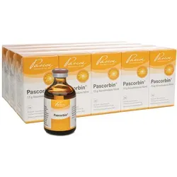 Pascoe Pascorbin Injektionslösung 20x 50ml - Hochdosiertes Vitamin C für effektive Unterstützung des Immunsystems, apothekenpflichtig und online erhältlich