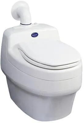 Separett Villa Trenntoilette - Leise und geruchlos, ideal für Freizeit und dauerhaften Einsatz, 12V-Lüfter für bis zu 6 m Entfernung