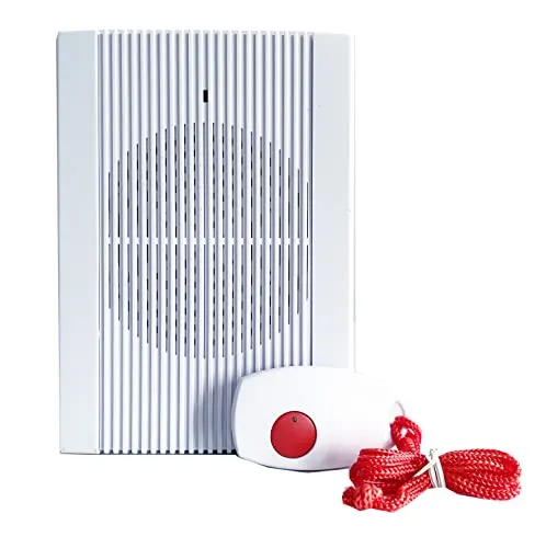 Heidemann Funkgong HX Guardian - Pflegebereich mit SOS Alarm - Personenalarm mit 8 Melodien, ideal für Senioren und Pflegeeinrichtungen, sorgt für schnelle Hilfe im Notfall.