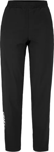 Craft Rush 2.0 Pants Full Zip Schwarz L - Hochwertige Sporthose aus elastischem Material für optimale Bewegungsfreiheit. Mit zwei Seitentaschen und durchgehendem Reißverschluss für leichtes An- und Ausziehen. Ideal für individuelle Branding-Möglichkeiten.