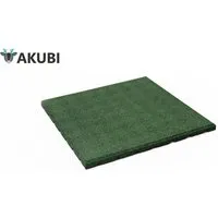Karibu Akubi Fallschutzmatte 50x50cm grün - Spielplatz-Sicherheit: Die rutschhemmende Fallschutzmatte schützt Kinder beim Spielen und Toben. Ideal für Karibu Spielgeräte, mit feuchtigkeitsdurchlässigem Gummigranulat.