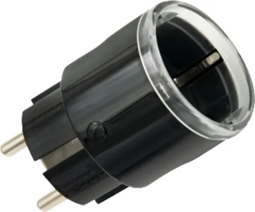 Shelly Plug S MTR Gen3 (Black) - Intelligente Steckdose - Steckdosen & Zubehör, smart und energieeffizient, ermöglicht die Steuerung von Geräten per App für mehr Komfort und Kontrolle.