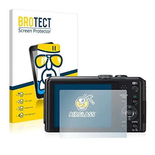 BROTECT Schutzglas für Panasonic Lumix DMC-TZ41 Schutzfolie Panzer Folie Glas [Extrem Kratzfest 9H, Anti-Fingerprint, Ultra-Transparent]