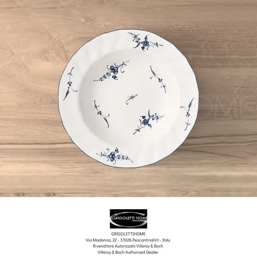 VILLEROY & BOCH VIEUX LUXEMBOURG - flacher Boden Ø CM 23 -reseller Rabatt -30%