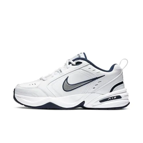 NIKE AIR MONARCH IV Trainingsschuh, Gr. 47, weiß - Herren-Sportschuhe mit strapazierfähigem Leder-Obermaterial und Nike Air-Dämpfung für optimalen Tragekomfort bei jedem Workout. Bestseller für sportliche Leistung!
