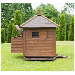 MyAnimal Hühnerstall MH-11 für 3 Hühner - Kleintierkäfige mit schutzimprägniertem Hühnerhaus und abnehmbarem Dach für sicheren Rückzugsort bei jedem Wetter.