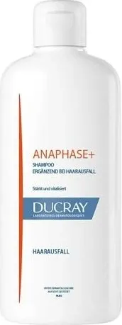Ducray Anaphase+ Anti-Hair Loss Shampoo 400 ml - Revitalisierendes Shampoo gegen Haarausfall, stimuliert den Haarwuchs und stärkt die Haarfasern für gesundes, glänzendes Haar.