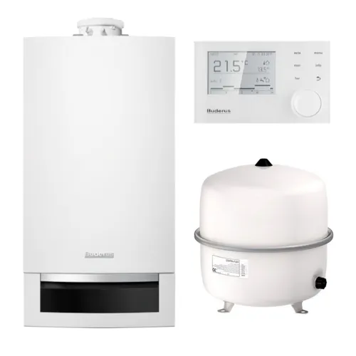 Gas Brennwert Therme Buderus GB172 14-24 kW Gasheizung Zubehör sofort lieferbar