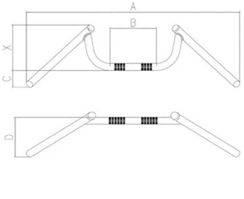 Lenker TOMMASELLI Condor Plus - Hochwertiger Lenker für Fahrräder, bietet optimalen Komfort und Kontrolle beim Fahren.