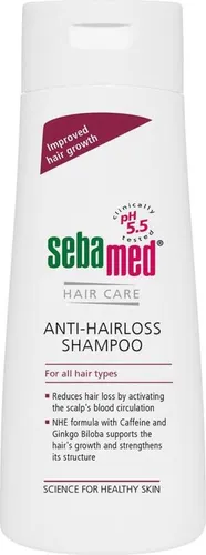 Sebamed Shampoo gegen Haarausfall, 200ml - Shampoo zur Stärkung der Haarwurzeln, fördert gesundes Haarwachstum und schützt vor Haarausfall – ideal für dünner werdendes Haar.
