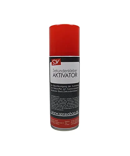 SDV Chemie Aktivator für Sekundenkleber 1x 200ml Spray Superkleber Aktivatorspray Cyanacrylat CA Kleber