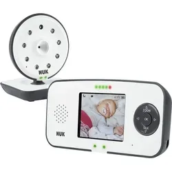 NUK Eco Control 550VD Digitales Babyphone, mit Kamera und Video Display NEU - Schwarz/Weiß