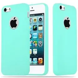 Cadorabo Hülle für Apple iPhone 5 / 5S / SE 2016 Schutzhülle in Blau Handyhülle TPU Silikon Etui Case Cover