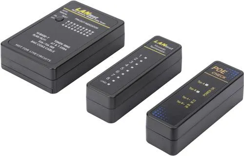 Digitus DN-14001-1 Crimpzange - Netzwerktester für Ethernet-Kabel, robust in Grau und ideal für präzise Verbindungen