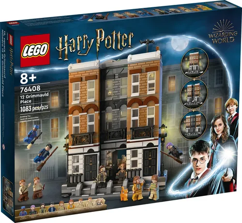 LEGO Harry Potter 76408 Grimmauldplatz Nr. 12 - Komplettset 2022 - LEGO Harry Potter Set mit 1083 Teilen, ideal für Fans ab 8 Jahren. Erlebe den Zauber von Grimmauldplatz Nr. 12 in hochwertiger Verpackung.
