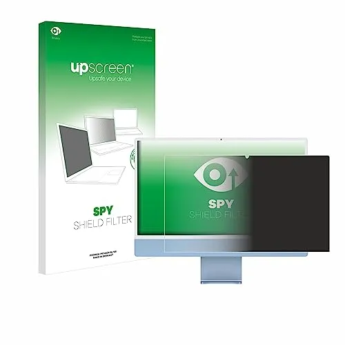 upscreen Blickschutzfilter für Apple iMac 24" 2021-2024 Privacy Filter Blickschutzfolie Sichtschutz-Folie [Blaulichtfilter, Anti-Reflex]