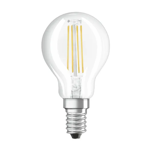 Osram LED Filament Tropfen 4W = 40W E14 klar 470lm kaltweiß 6500K Tageslicht