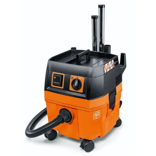 FEIN Dustex 25 L Set Nass-/Trockensauger - Kompakter Nass-/Trockensauger mit 70 l/s Volumenstrom und 253 mbar Unterdruck, ideal für Werkstatt- und Montageeinsatz. Leise mit nur 67 dB (A) und umfangreichem Zubehör-Set für vielseitige Anwendungen.
