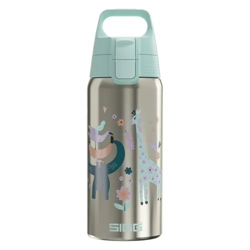 SIGG Flasche Shield Jungle 0,5l - Thermobehälter mit innovativer Shield-Technologie, hält Getränke länger heiß oder kalt und ideal für Abenteuer in der Natur.