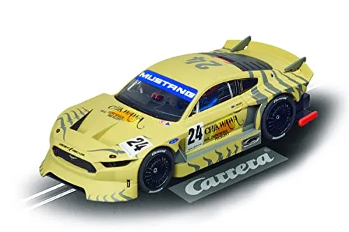 Carrera Evolution I Ford Mustang GTY No.24 I Auto für Rennbahn | Rennbahnen und lizensierte Slotcars | bis zu 2 Spieler | Für Jungs & Mädchen ab 8 Jahren & Erwachsene