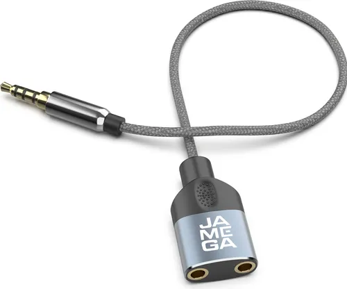 3,5mm Klinken Splitter Klinke Adapter AUX Kopfhörer Klinkenkabel Audio Kabel