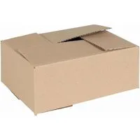 vidaXL Faltbox 50 Stück - Praktische Aufbewahrungslösung - Aufbewahrungsboxen aus stabiler Pappe mit minimalistischem Design, ideal für die Organisation von Kleinkram und Platzersparnis im Innenraum.