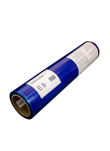 Schutzfolie blau 1000mm 100m - Selbstklebende Glasschutzfolie - Klebebänder für Oberflächen- und Fensterschutz. Wasserbeständig und extra stark, ideal für Malerarbeiten. Niedrige Klebkraft ermöglicht leichte Entfernung.