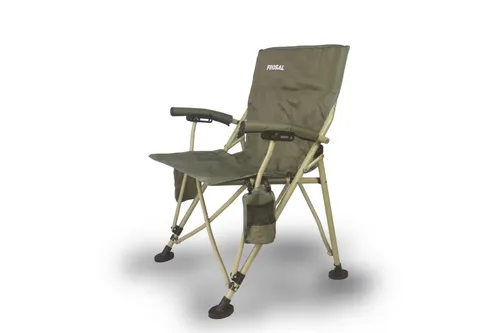 Frosal Angelstuhl Aron Campingstuhl klappbar - Angelstuhl in grün, klappbar und ideal für Angler und Outdoor-Enthusiasten, bietet Komfort und Stabilität bei jedem Angelausflug.
