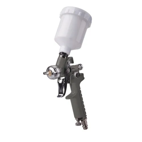 Aerotec mini HVLP Druckluft-Spritzpistole 3 bar - Druckluftzubehör mit präziser Farbsprühtechnologie für gleichmäßige Ergebnisse und weniger Overspray, ideal für Hobby und Profis.