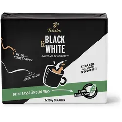 Tchibo - Black & White - 500 g Gemahlen - Intensität: 5/6