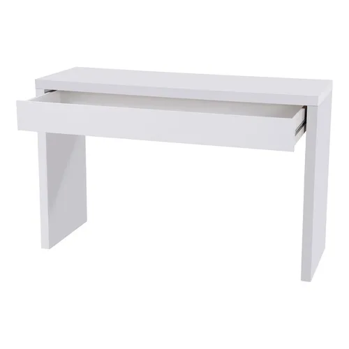 SVITA Schminktisch ANGULAR - Moderner 1-Schreibtisch mit Schublade in Weiß - Kinderschreibtisch mit hochwertiger MDF-Oberfläche, ideal für kreative Stunden und aufgeräumte Ordnung dank praktischer Schublade.