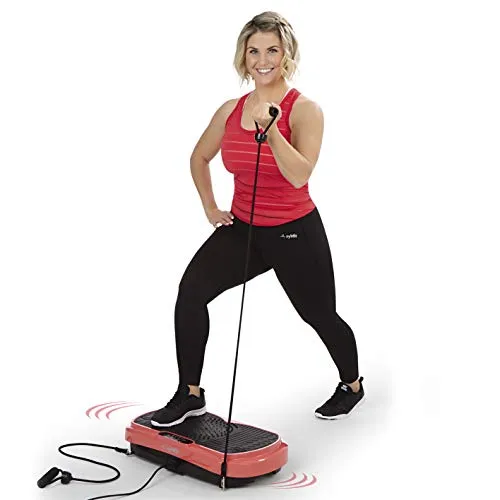 syltfit Kollektion by Beatrice Egli Vibrations-Trainer - Vibrationsplatten für Flexibilität, Koordination und Stabilität – 99 Stufen und 10 Programme für individuelles Training.