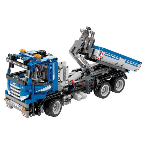 LEGO Technik Container Truck - LEGO® Technic Container Truck (8052) mit Power Functions-Motor für das einfache Heben und Senken von Containern. Ideal für kreative Bauprojekte und Spielspaß für Kinder von 10-16 Jahren.