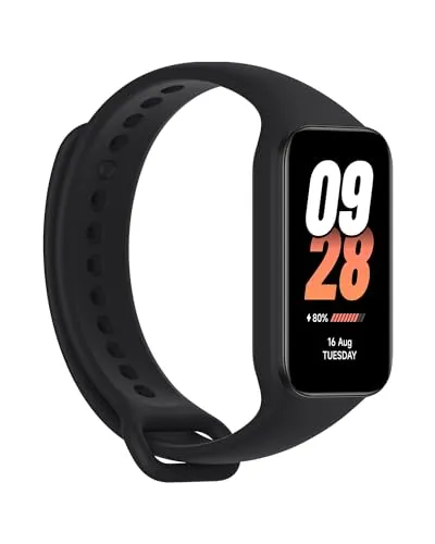 Xiaomi Smart Band 8 Active - Schwarz - Smartwatch mit 1,47'' Display, über 50 Sportmodi und 14 Tage Akkulaufzeit. Ideal für Fitnessliebhaber, die ihre Gesundheit im Blick behalten möchten.