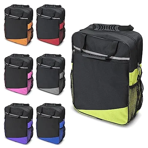 Biscay Mobilitätstasche - Grün - Taschen & Körbe für Rollstühle & Scooter, strapazierfähig, wasserdicht und mit reflektierendem Streifen für optimale Sichtbarkeit bei Dunkelheit.