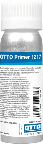 OTTO Primer 1217 100 ml Silikon-Kunststoff-Primer - Dichtmaterialien, sorgt für optimale Haftung auf vielen Kunststoffen und verbessert die Verbindungseigenschaften.