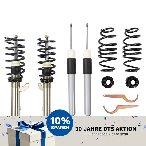 DTSline SX Gewindefahrwerk Audi A3, 8V Lim., Sportb. Verbundl.-HA (VA50mm)