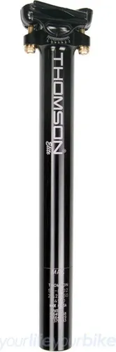Thomson Elite Sattelstütze 30,9 mm / 367 mm / SB 0 mm - Sattelstütze für präzise Anpassungen, ideal für ambitionierte Radfahrer, bietet optimale Stabilität und Komfort.