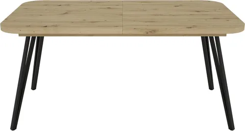 byLIVING Esszimmertisch Life - Ausziehbar von 160 cm bis 240 cm - Esszimmertisch in Eiche-Optik, mit pflegeleichter Melaminoberfläche und Synchronauszug für flexibles Speisen. Ideal für jedes Zuhause!