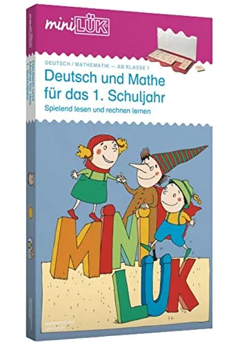 miniLÜK-Sets: miniLÜK-Set: 1. Klasse - Mathematik, Deutsch: Deutsch und Mathe für das 1.Schuljahr: Mathestation 1.Klasse / Erstlesestation 1 / ... ... 1 / Spielend lesen und rechnen lernen