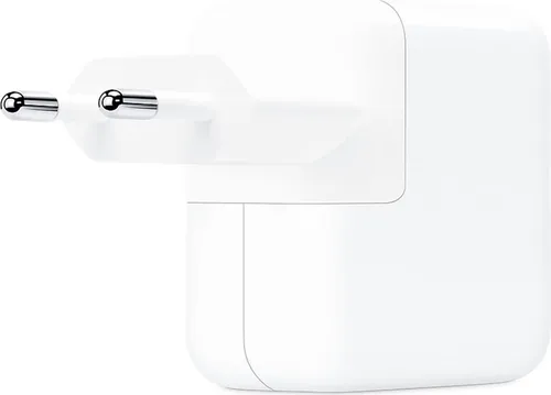 Apple 30W USB C Power Adapter - Schnelles Aufladen für MacBook Air, iPhone und iPad Pro, ideal für Zuhause und unterwegs