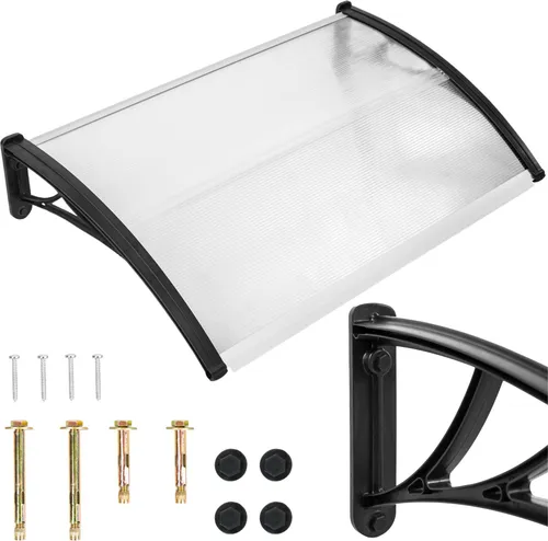 Vordach über der Eingangstür, Balkonüberdachung, Fenster, Klimaanlage, 150x100 GoGarden