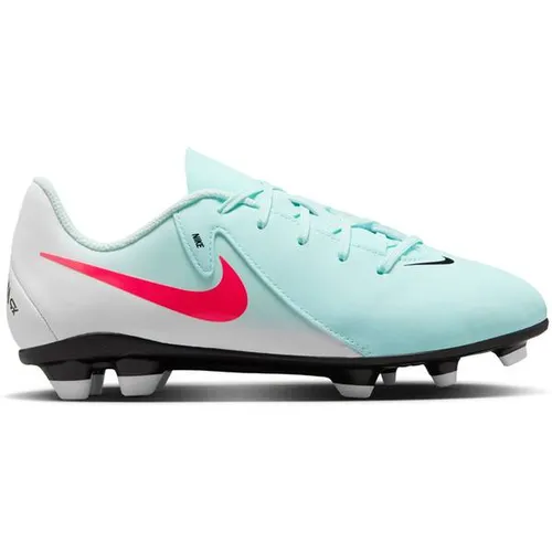 NIKE JR PHANTOM GX II CLUB FG/MG Kinder Fußball-Rasenschuhe - Fußballschuhe mit griffiger Textur und zuverlässiger Traktion für blitzschnelle Richtungswechsel, ideal für junge Spieler, die Spaß am Spiel haben.