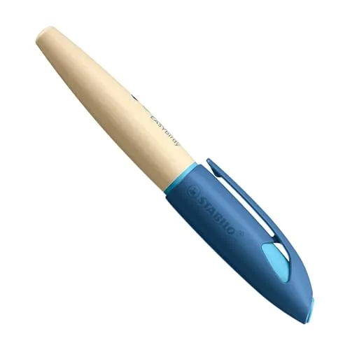 Stabilo Füller EASYbirdy Timber, Feder A, für Linkshänder, aus Ahornholz, blau