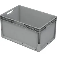 Eurobox-System Box Vollwand 60 cm x 40 cm x 32 cm Grau