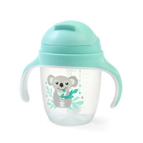 1464/03 KUBEK NIEKAPEK Z OBCIĄŻONĄ SŁOMKĄ MIĘTOWY BABYONO 5901435415023