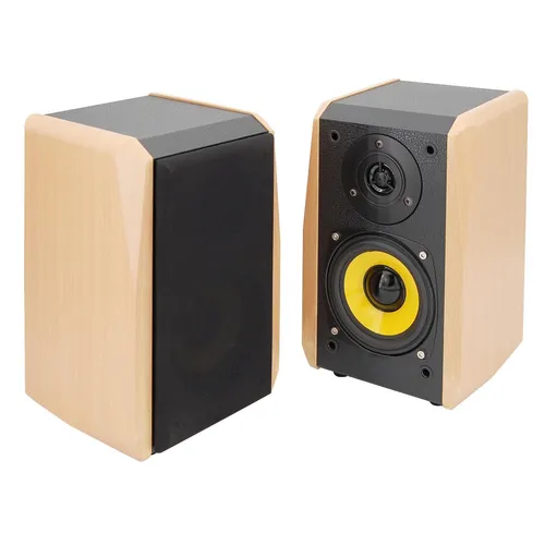 Dynavox TG-1000M Aktivboxen - Paar in Buche - Aktiv Lautsprecher mit 2 x 30 Watt RMS, ideal für Hi-Fi Klangqualität in Ihrem Zuhause. Perfekt als Regallautsprecher für ein stilvolles Audioerlebnis.