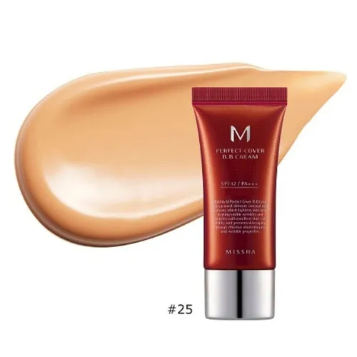 Missha M Perfect Cover BB Cream SPF 42 PA+++ Nr. 25 Warmes Beige - 20 ml